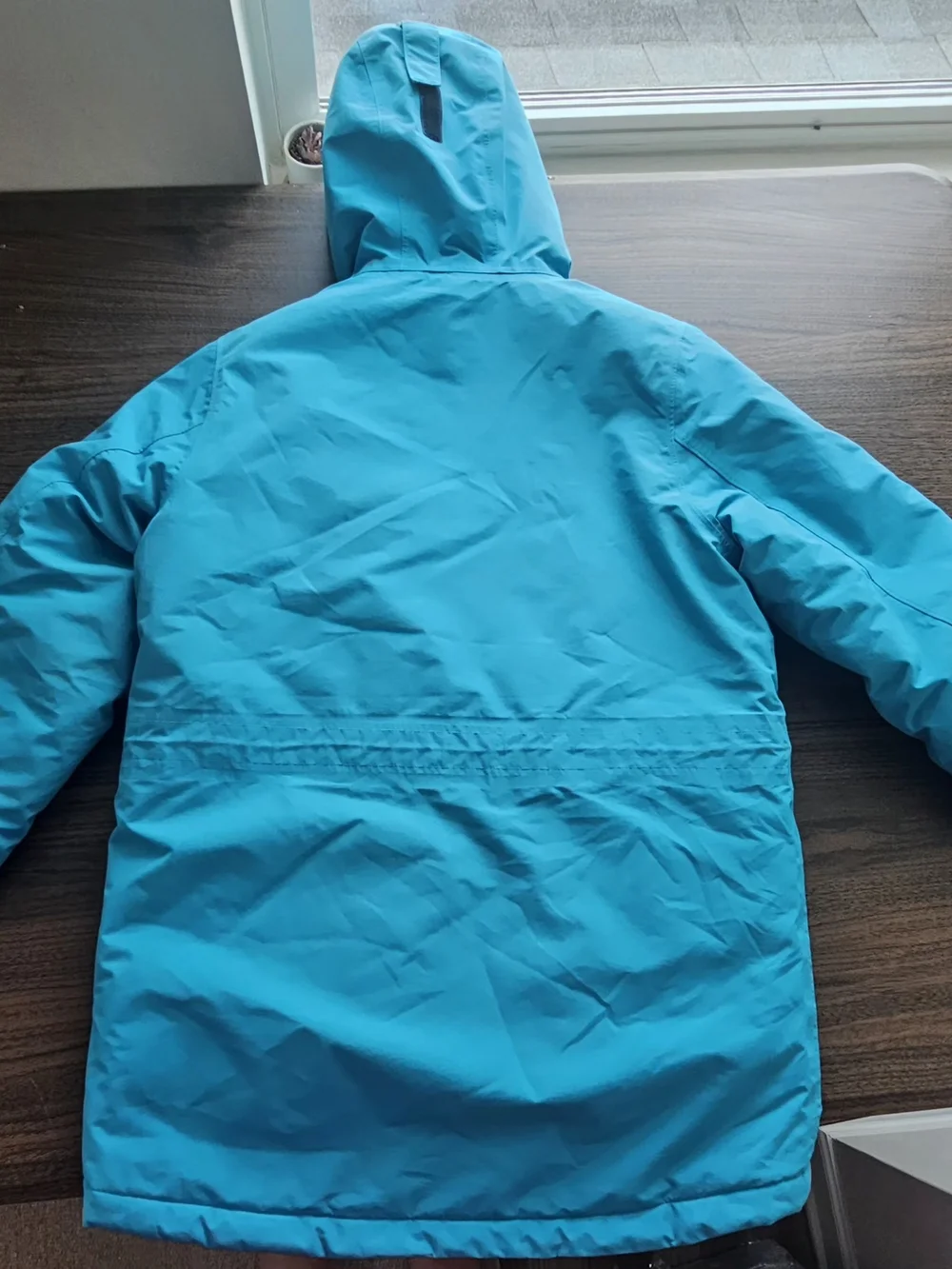 Lands' End Kids Hooded Winter Parka - Teal/Blue